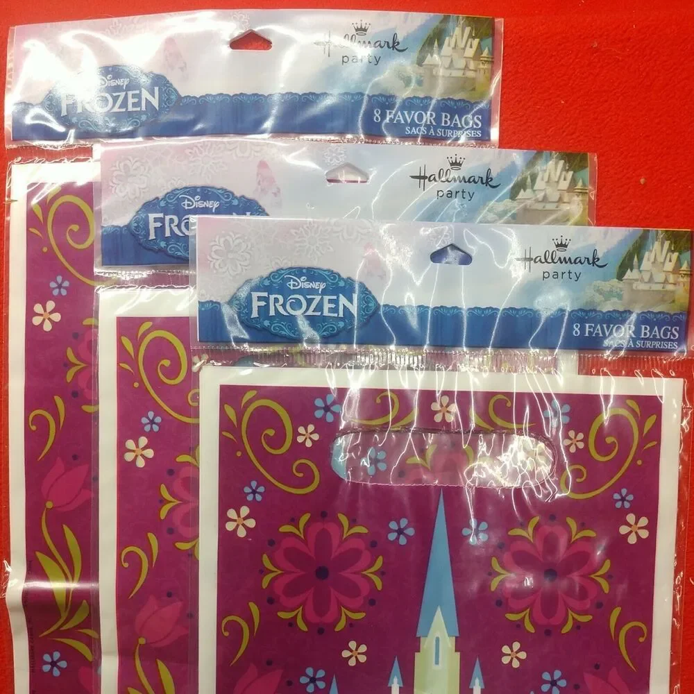Disney FROZEN Birthday Party Favor Treat Candy‎ Loot Bags (24 Bags) New in Pkg C